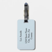 私達の手の世界の地図 ラゲッジタグ (裏面縦)