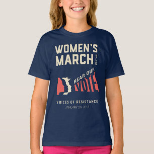 私達の投票-女性の3月SLOのイベント--を聞いて下さい Tシャツ