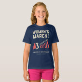 私達の投票-女性の3月SLOのイベント--を聞いて下さい Tシャツ (正面フル)