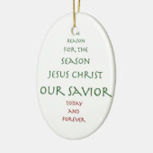 私達の救助者の木 セラミックオーナメント (左)