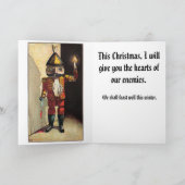 私達の敵のクリスマスカードのハート シーズンカード (内部)