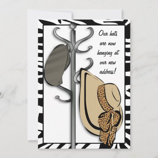 私達の新しい家の移動発表について野生 案内状 (正面)