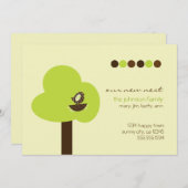 私達の新しい巣の発表 案内状 (正面/裏面)