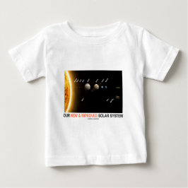 私達の新しく、改良された太陽系(銀河のユーモア) ベビーTシャツ