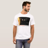 私達の新しく、改良された太陽系(銀河のユーモア) Tシャツ (正面フル)