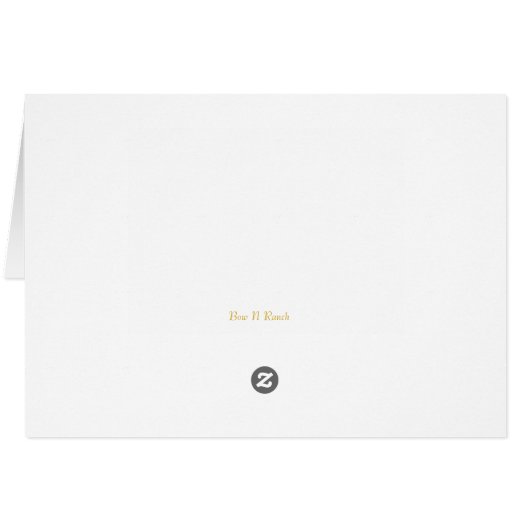 私達の日の結婚式の馬のカップルカードを共有して下さい (裏面横)