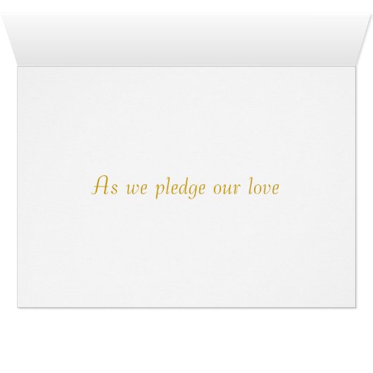 私達の日の結婚式の馬のカップルカードを共有して下さい (内部横(下))