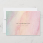 私達の日付によって精製されるライン滑らかなペンの原稿を救って下さい 招待状 (裏面)