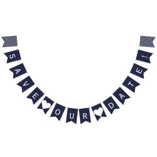 私達の日付の航海のな旗布の写真の支柱を救って下さい バンティングフラッグ (全)