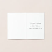 私達の日付実質ホイルの原稿のスタイル3を救って下さい 箔カード (内部)