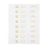 私達の日付|の保存を日付のラップアラウンドのラベル救って下さい ラップアラウンドラベル (シート)