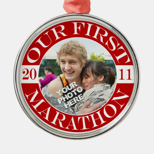 私達の最初マラソン- 2011年 メタルオーナメント (正面)