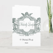 私達の最初家のハッピーバースデー カード (裏面)