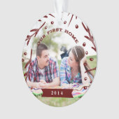 私達の最初家の休日のオーナメント オーナメント (正面)