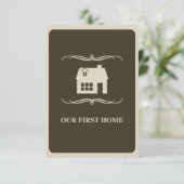 私達の最初家(モダンな家) 案内状 (スタンド正面)