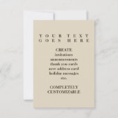 私達の最初家(モダンな家) 案内状 (裏面)