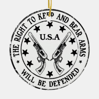 私達の権利のクリスマスのオーナメントのための再結集 セラミックオーナメント