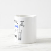 私達の水が付いている停止Fracking コーヒーマグカップ (中央)