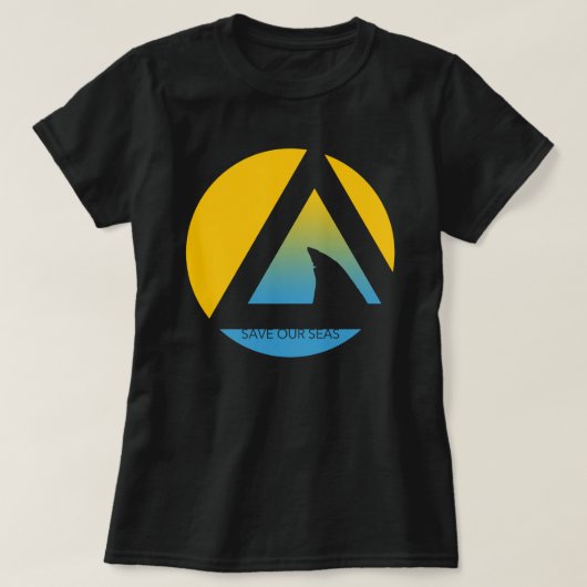 私達の海のtricirclesを救って下さい tシャツ (デザイン正面)