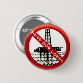 私達の海岸-ボタン--を救って下さい 缶バッジ (正面&裏面)