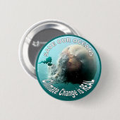 私達の海洋-ボタン--を救って下さい 缶バッジ (正面&裏面)