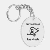 私達の涙に車輪があります キーホルダー (正面左)