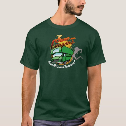 私達の渓谷を救って下さい Tシャツ (正面)