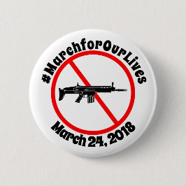 私達の生命2018の3月24日、銃の法律ボタンのための3月 缶バッジ