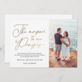 私達の祈りの言葉妊娠への答え 案内状 (正面/裏面)