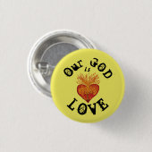 私達の神は愛です 缶バッジ (正面&裏面)
