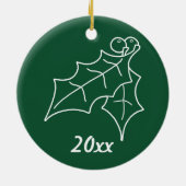 私達の第20クリスマス セラミックオーナメント (裏面)
