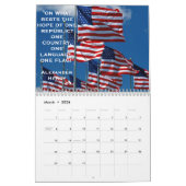 私達の米国旗2018のカレンダーに名誉を与えること カレンダー (3月 2026)