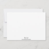 私達の精神の最初聖餐の天国 招待状 (裏面)