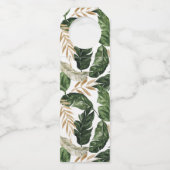 私達の結婚式のワインへの歓迎 ボトルネックタグ (裏面)