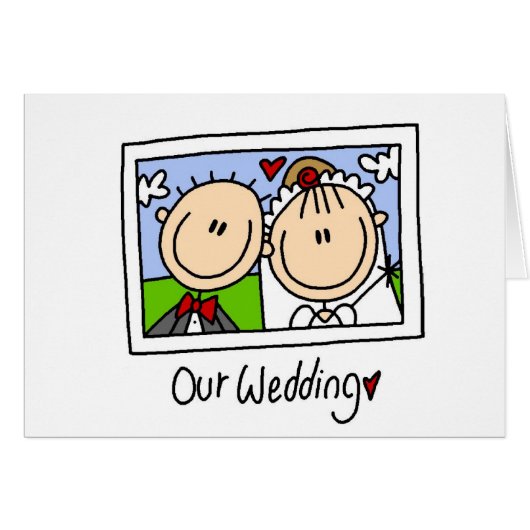 私達の結婚式の写真のTシャツおよびギフト (正面横)