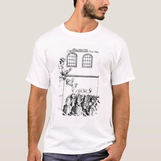 私達の聖書に対して説教しているイエズス会士 Tシャツ (正面)