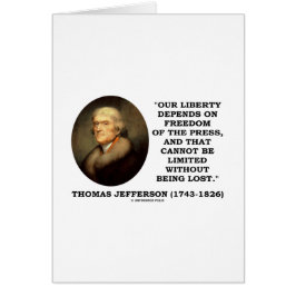 私達の自由は報道の自由によって決まります