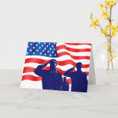 私達の英雄の軍の挨拶状の記憶 カード (黄色い花)