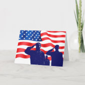 私達の英雄の軍の挨拶状の記憶 カード (正面)