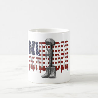 私達の落ちたな軍の英雄を覚えて下さい コーヒーマグカップ