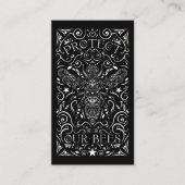 私達の蜂を保護して下さい 名刺 (正面)