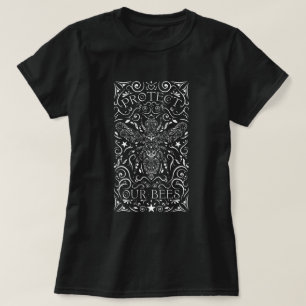 私達の蜂を保護して下さい Tシャツ