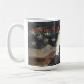 私達の西のコーヒーカップの野生を保って下さい コーヒーマグカップ (左)
