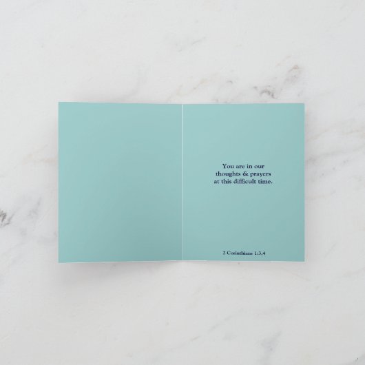 "私達の親愛なる兄弟"のための悔やみや弔慰カード- カード (内部)