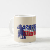 私達の退役傷病軍人を覚えて下さい コーヒーマグカップ (正面左)