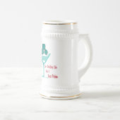 私達の飲むクラブにBunco問題があります ビールジョッキ (正面右)