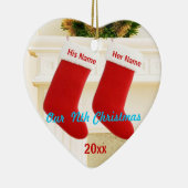 私達のｎ番目クリスマス セラミックオーナメント (右)