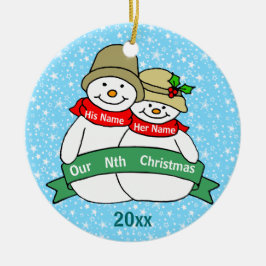 私達のｎ番目クリスマス セラミックオーナメント