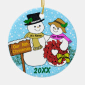 私達のn番目クリスマス セラミックオーナメント (正面)