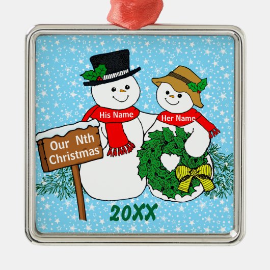 私達のｎ番目クリスマス メタルオーナメント (正面)